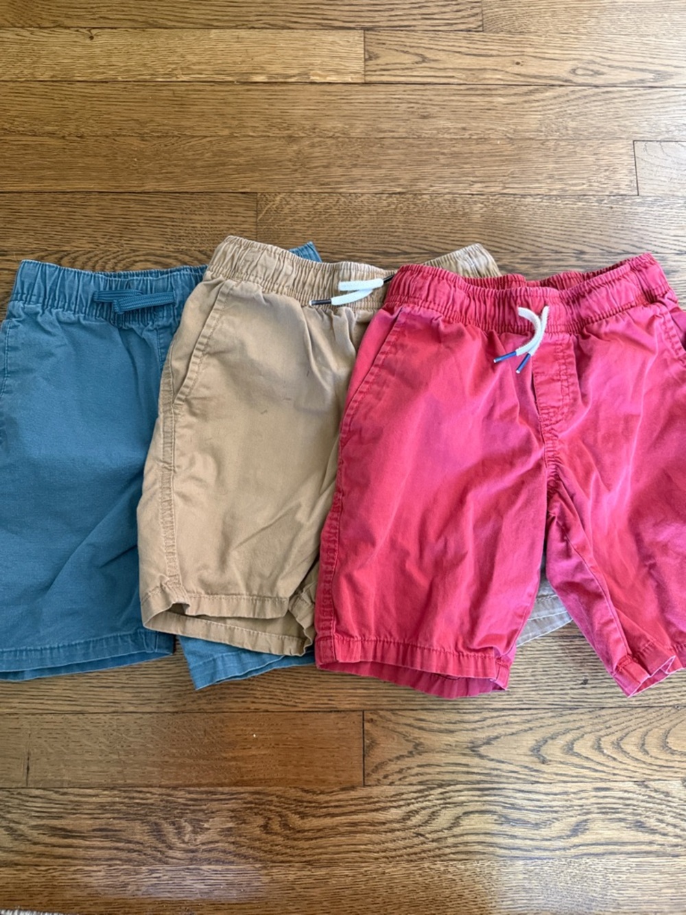 Cat & Jack Shorts Trio - Blue, Tan & Red